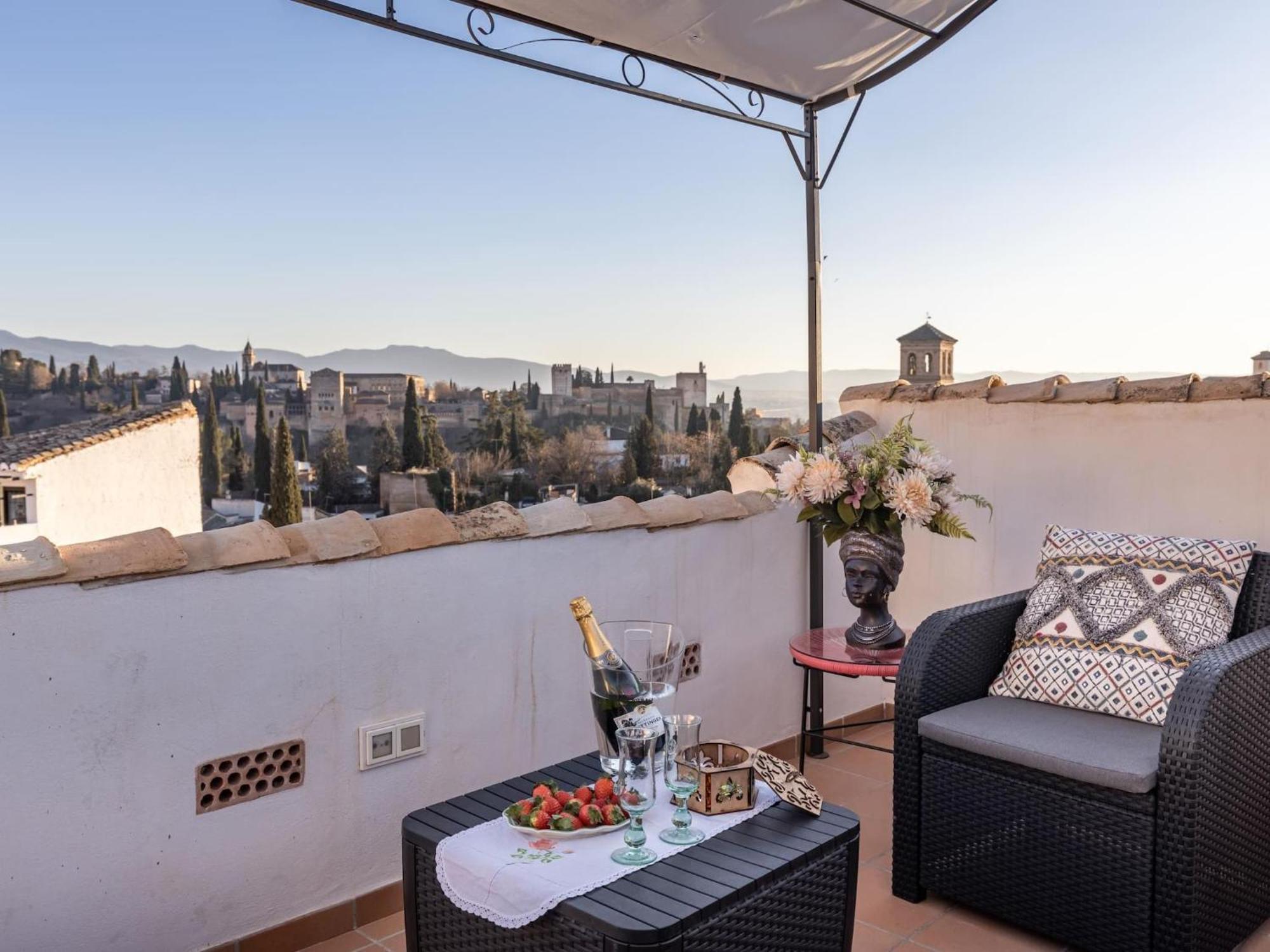 Luxury Alhambra Penthouse Collection Sacromonte Villa Granada Exterior photo