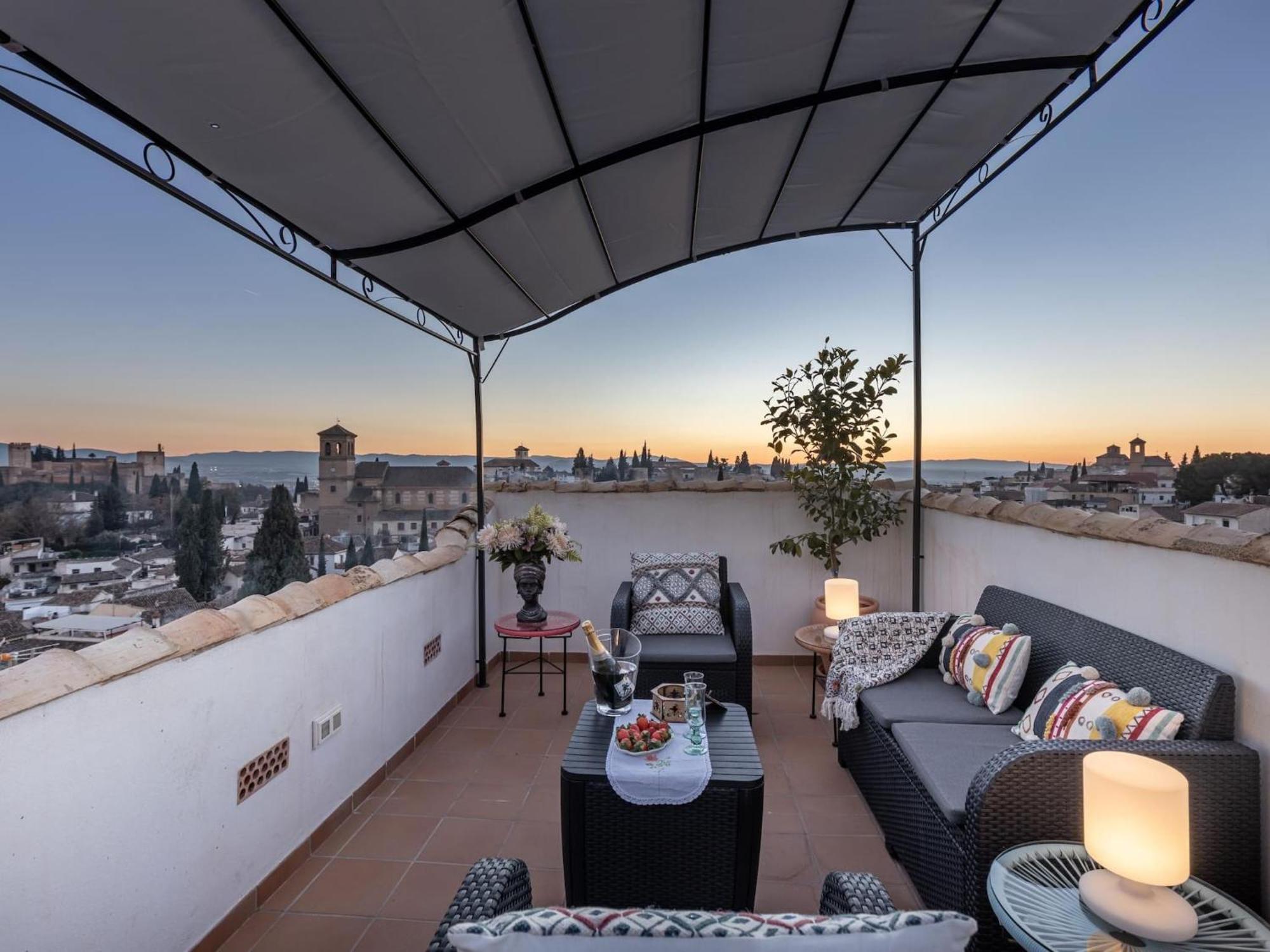 Luxury Alhambra Penthouse Collection Sacromonte Villa Granada Exterior photo