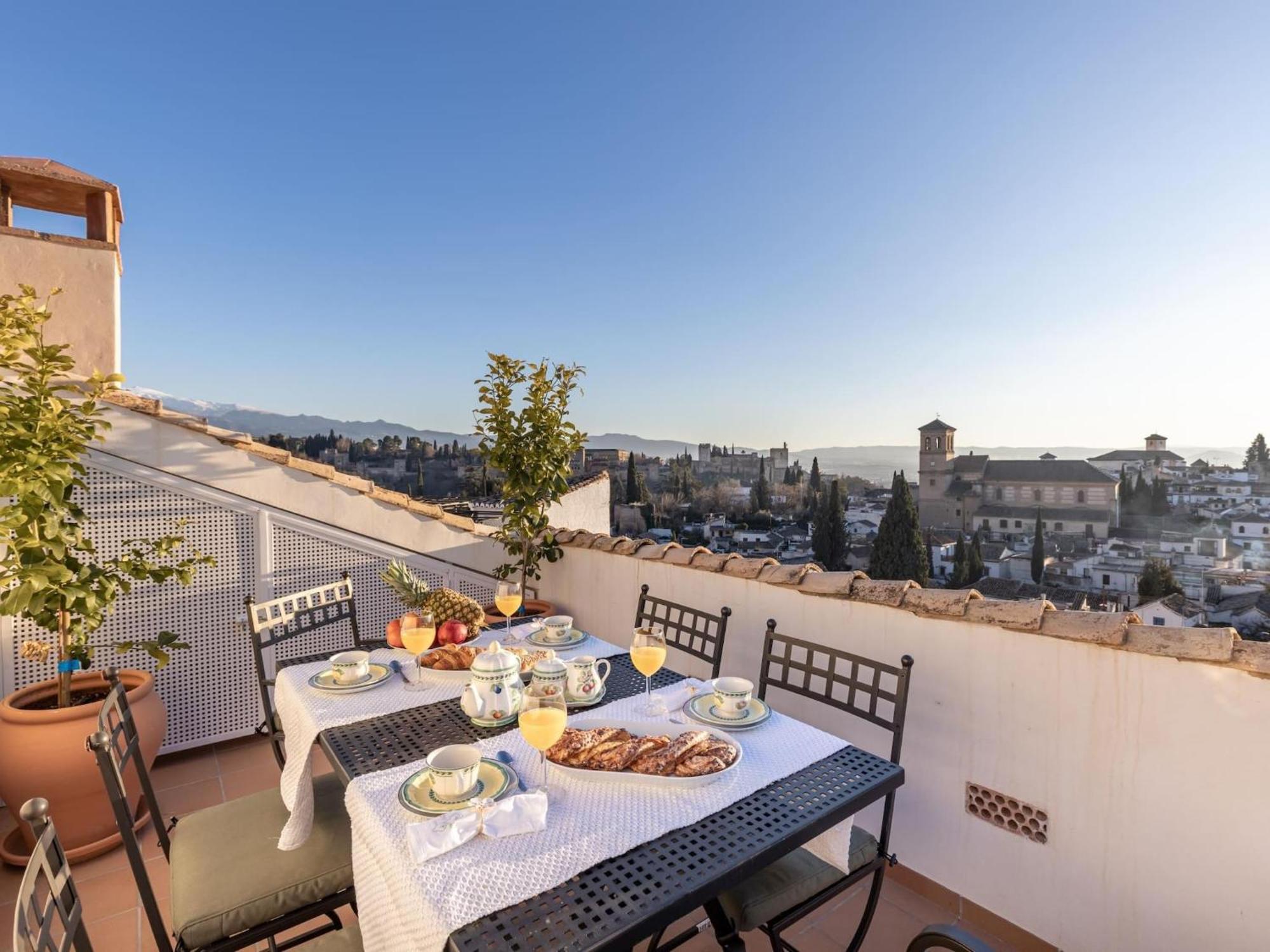 Luxury Alhambra Penthouse Collection Sacromonte Villa Granada Exterior photo