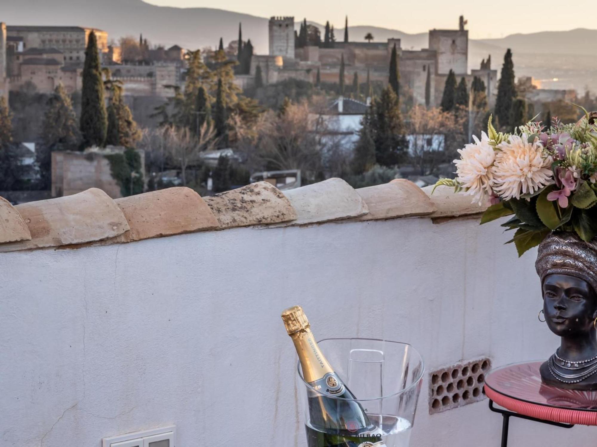 Luxury Alhambra Penthouse Collection Sacromonte Villa Granada Exterior photo