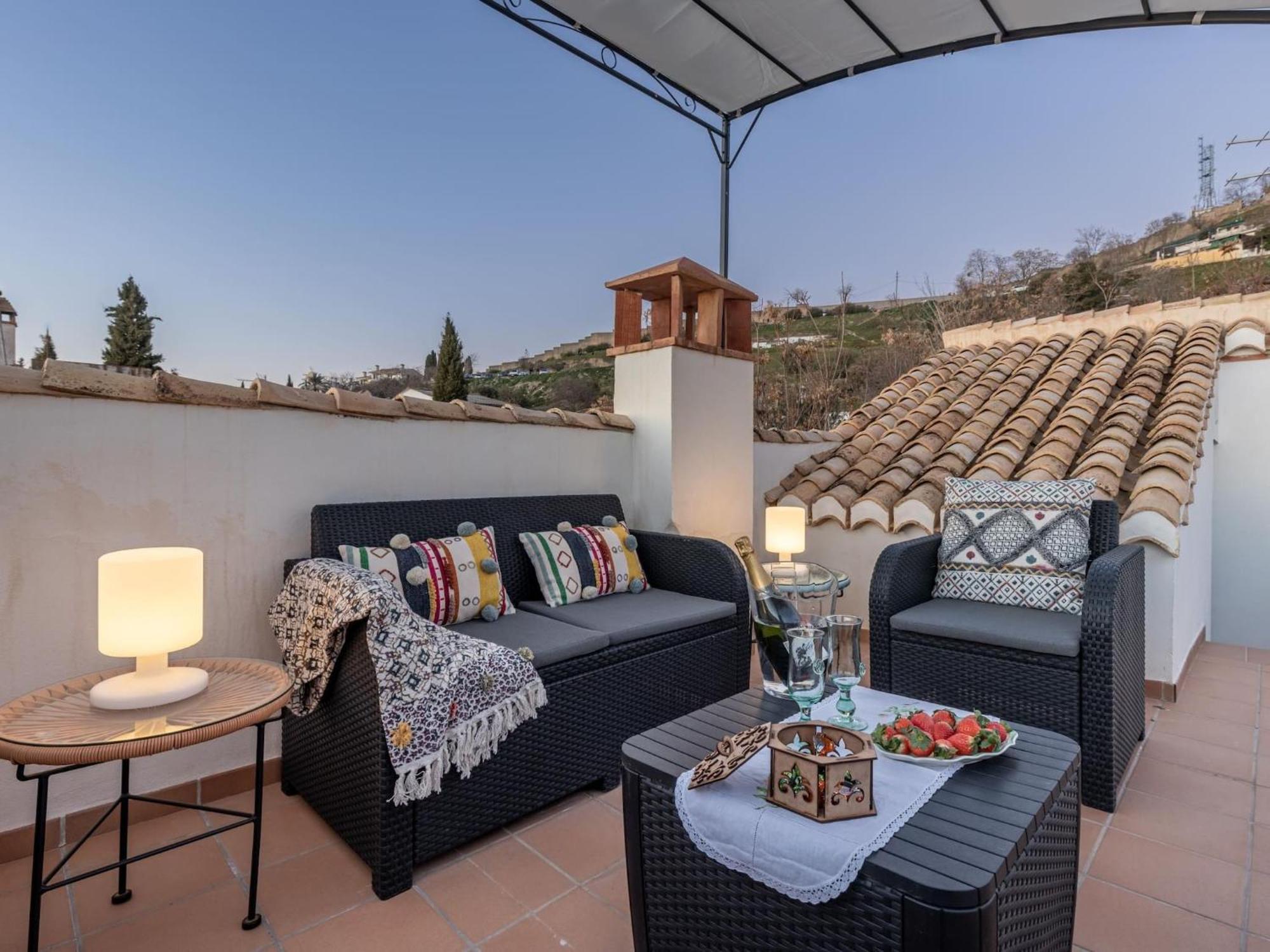 Luxury Alhambra Penthouse Collection Sacromonte Villa Granada Exterior photo