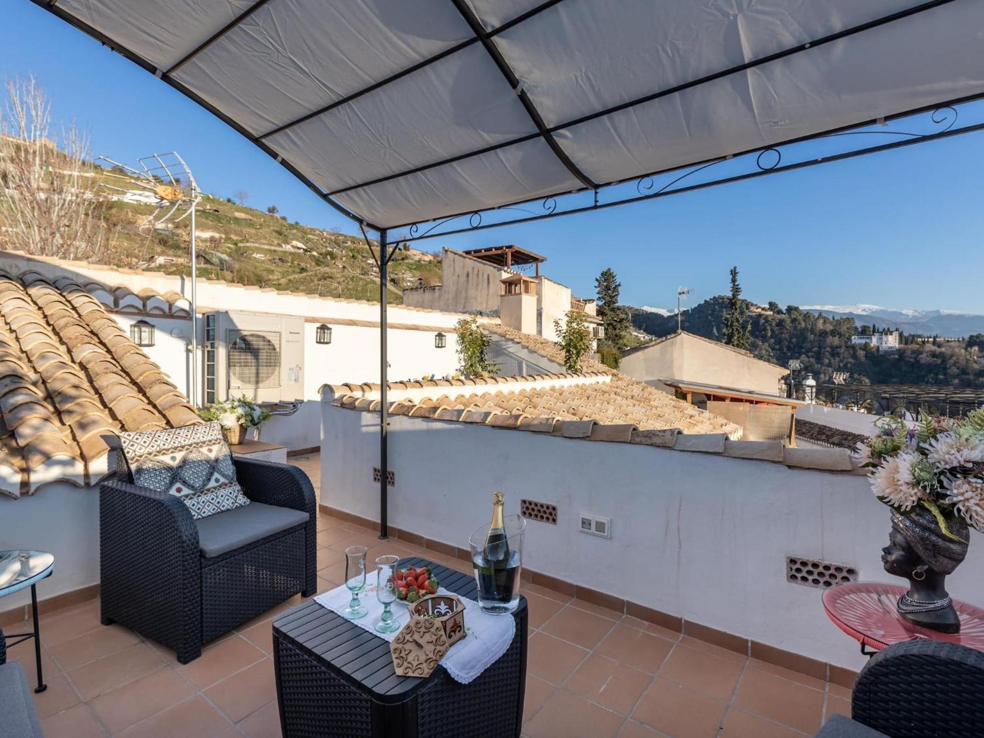 Luxury Alhambra Penthouse Collection Sacromonte Villa Granada Exterior photo