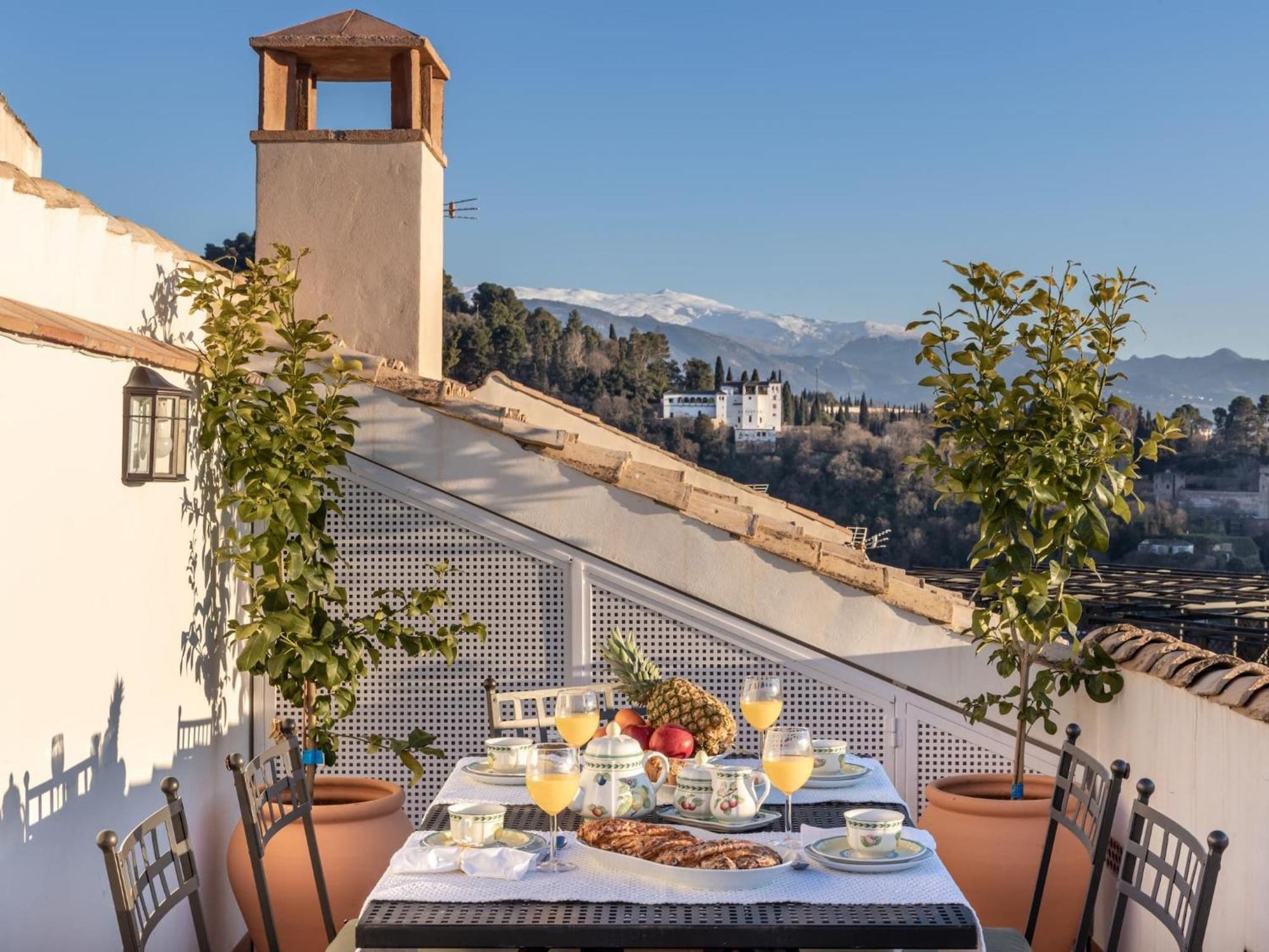 Luxury Alhambra Penthouse Collection Sacromonte Villa Granada Exterior photo